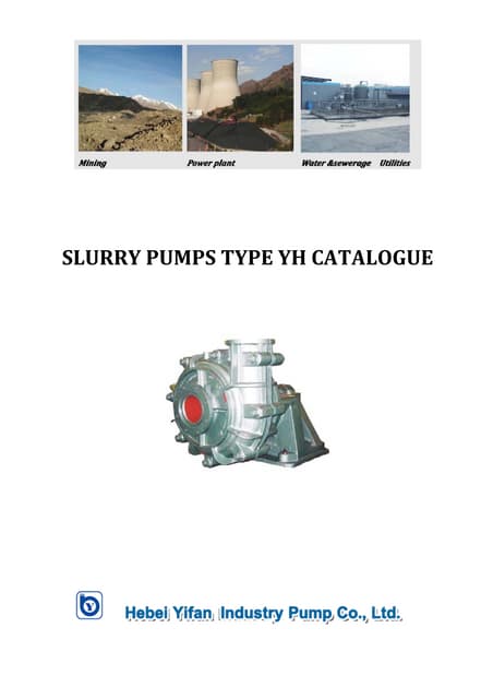 CNSME. slurry pump catalog | PDF | Home Appliances | Home & Garden