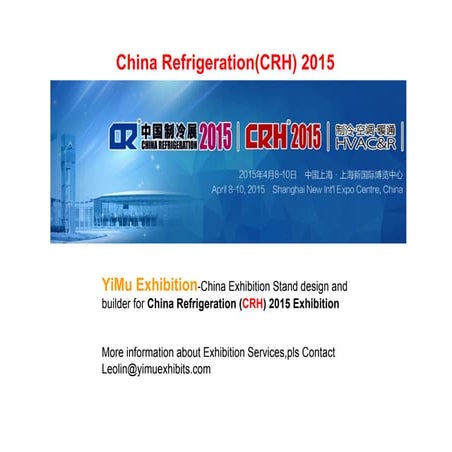  ,Yi mu ex MMWhibition stand builder for crh 2015