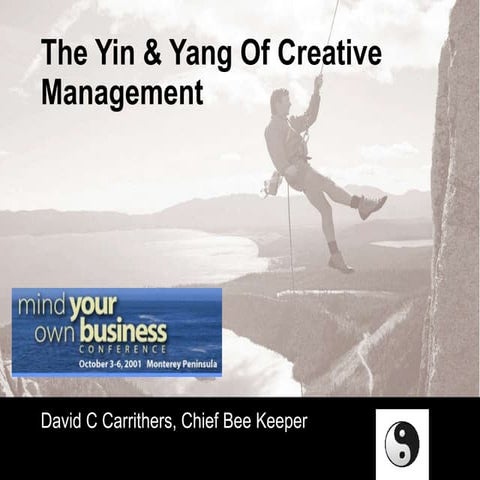 Yin And Yang Of Creative Management How Conference