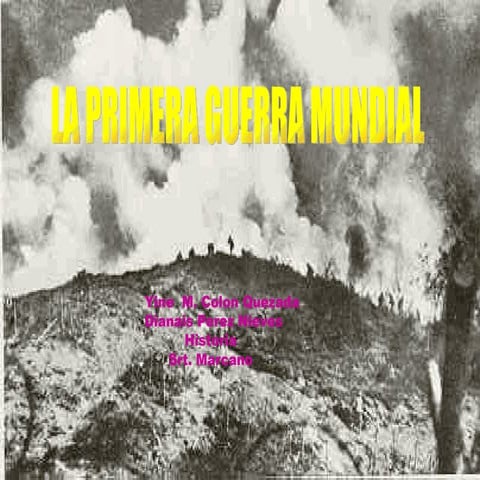 la primera guerra mundial