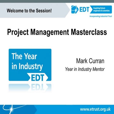 EDT Project Management Workshop