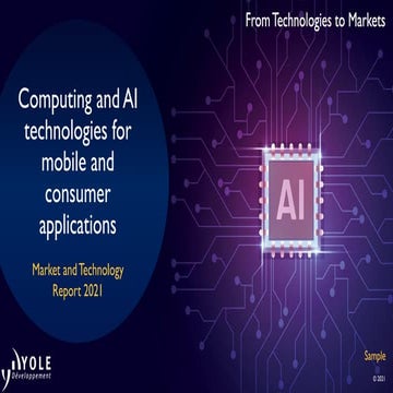 Computing and AI technologies for mobile and consumer applications 2021 - Sample