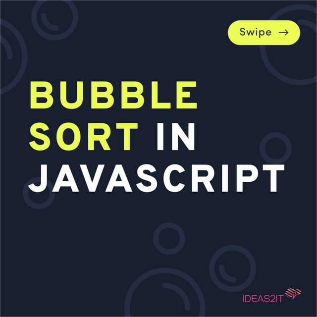 Bubble sort in Java Script | PDF