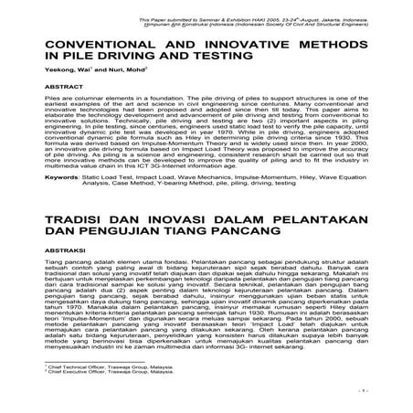 YJACK - 2005 - Impact Load Theory Tech Paper 2005 - HAKI2005 Conventional and...