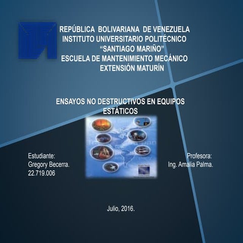 Inspección de zona critica en el fondo de tanques de almacenamiento ...