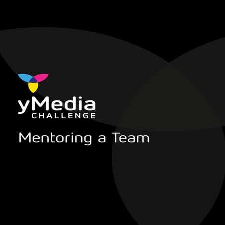 yMedia challenge 2010   mentoring a team
