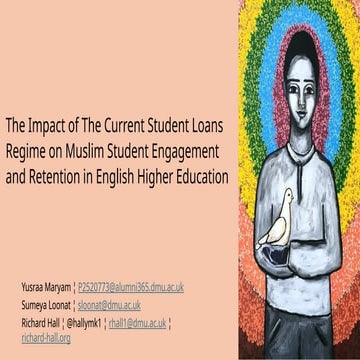 The Impact of The Current Student Loans Regime on Muslim Student Engagement and Retention in English Higher Education
