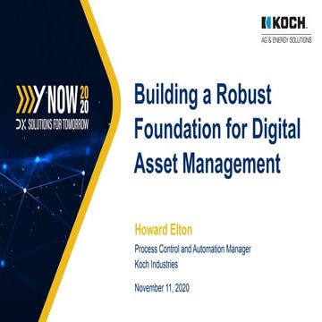 Foundation, Transition, Transform – Koch’s Journey Toward The Plant of the Fu...