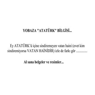 Yobaza Ataturk Bilgisi