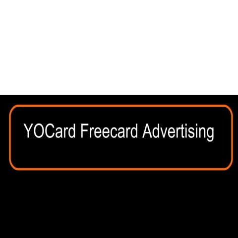 YoCard Freecard Advertising