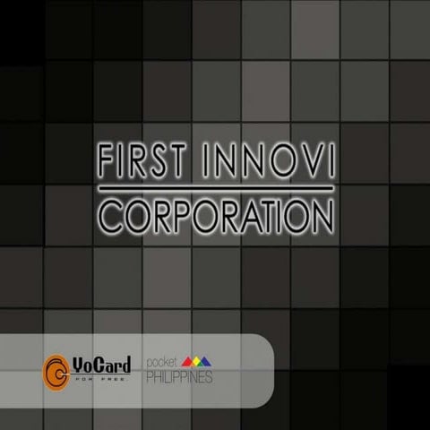 First Innovi Corporation : YOCard & Pocket Philippines Presentation