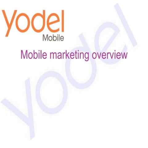Yodel camerjam mobile marketing finance masterclass