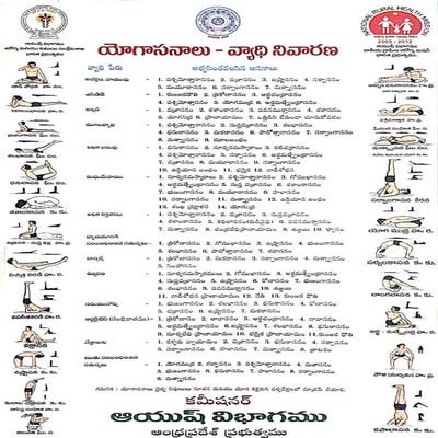 yoga asanas names with pictures and benefits in telugu | PDF