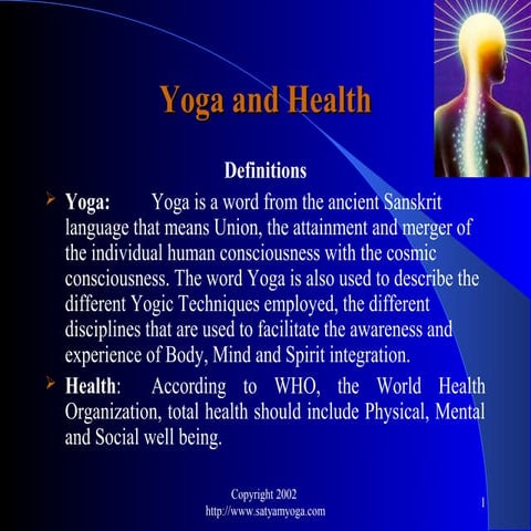 Yoga and health