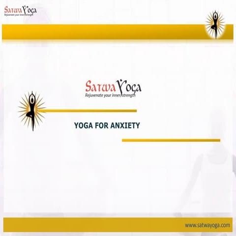 Yoga for anxiety