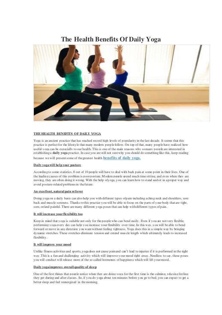 Yoga at Home