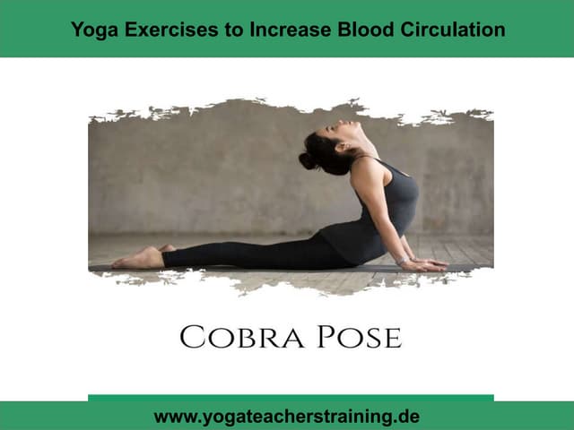 Yoga exercises to increase blood circulation