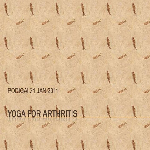 Yoga for arthritis