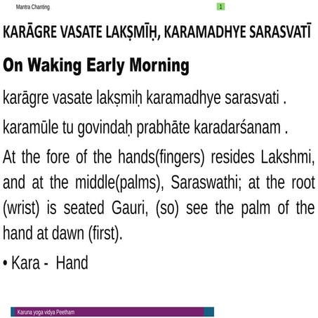 Yoga Mantra Chanting Teacher Training Certificate Course