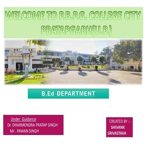 YOGA PPT  CREATE BY SHIVANK  UNDER GUIDENCE DR. D. P. SINGH 