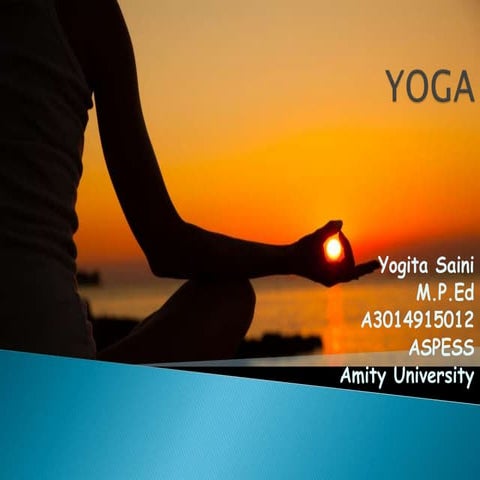 Yoga standing posture Asana .. Ppt