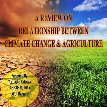 Strategies for Mitigation and Adaptation in Agriculture in context to ...