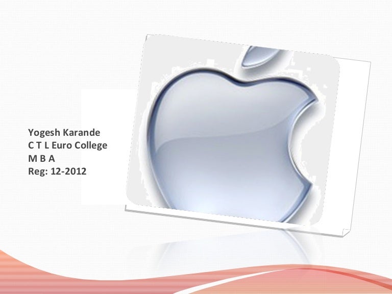 APPLE Inc ppt