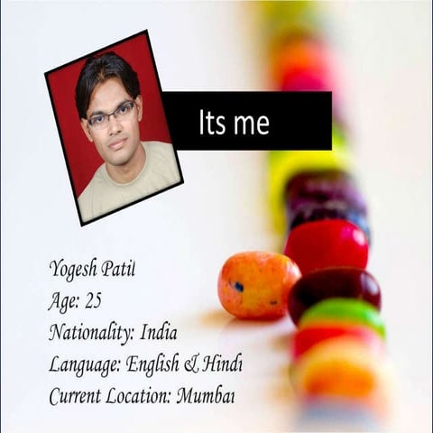 Yogesh patil visual resume short but sweet 1