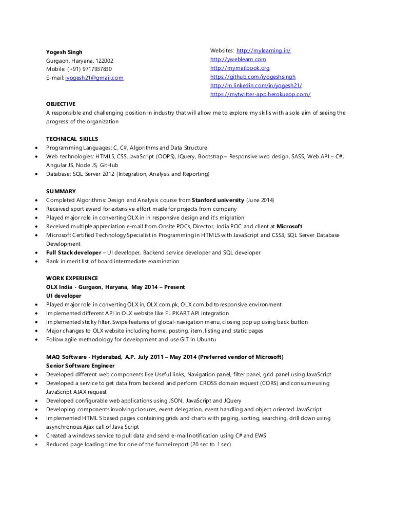 yogeshsinghresume 141114124152 conversion gate02 thumbnail 4jpgcb1415968939