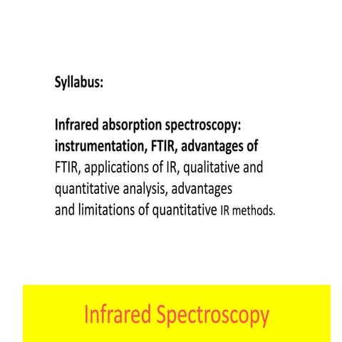 ir spectroscopy