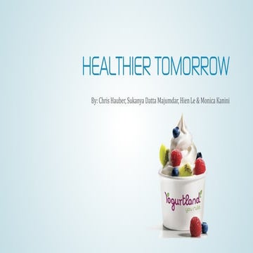 Yogurtland - Advertising Campaign for January to March