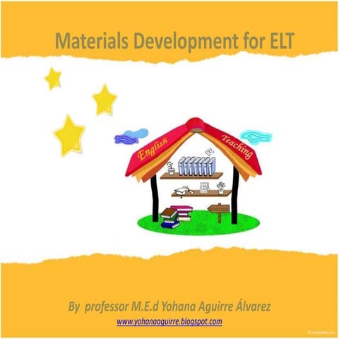 Yohana materials develpment for elt