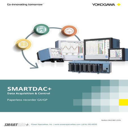 Yokogawa Smartdac Data Acquisition Control For Paperless Recorders