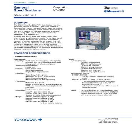 Data Acquisition Equipment for Automation and Process Control
