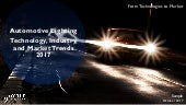 Automotive Lighting Technology, Ind...