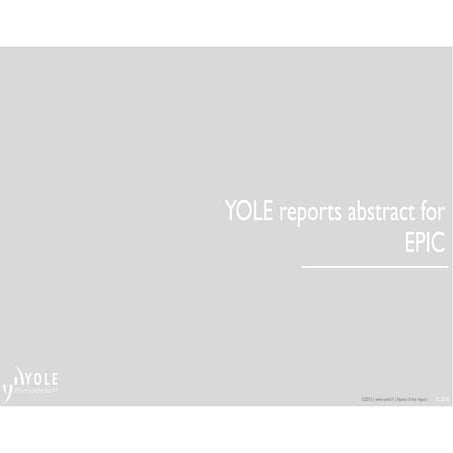 Photonics market data on sensors, date centers, detectors, lighting (LED and ...