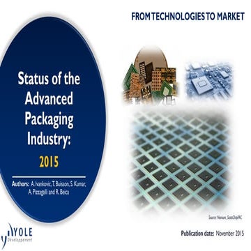 Status of The Advanced Packaging Industry_Yole Développement report