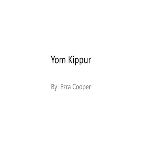 Yom kippur (2)