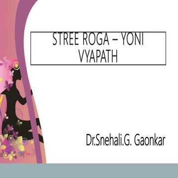 Yoni vyapath   stree roga