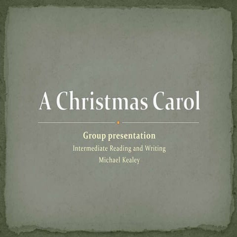 [Yonsei Univ. Int RW 83]A Christmas Carol