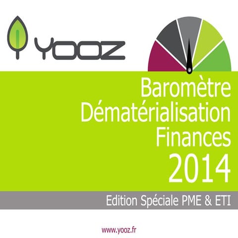 Le baromètre de la dématerialisation en 2014_YOOZ