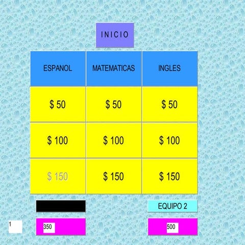 Presentacion De Jeopardy | PPTX