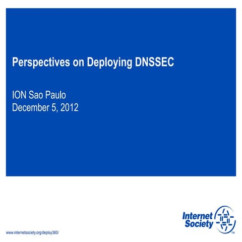 ION Sao Paulo - Dan York: DNSSEC