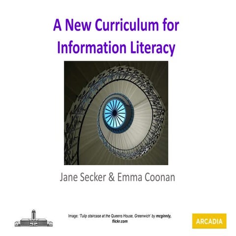A New Curriculum for Information Literacy: JISC-RSC, York, Oct 2011 