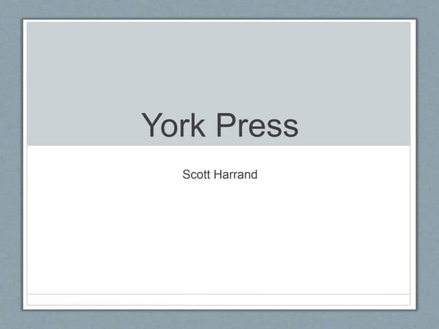York press powerpoint