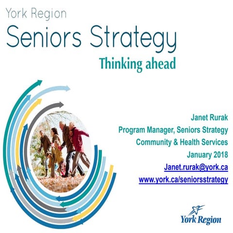 York Region Seniors Strategy: Thinking Ahead