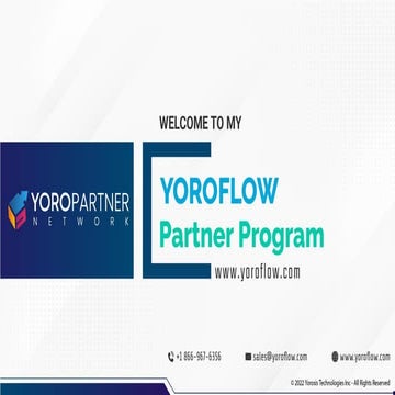 Yoroflow Partner Program