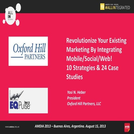 #ALLINtegrated - Yosi Heber - ¿Estrategias Multicanal? Descubri las más efect...