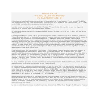 Yo soy la luz del mundo