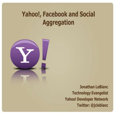 Yahoo! Open Strategy Overview | PPT